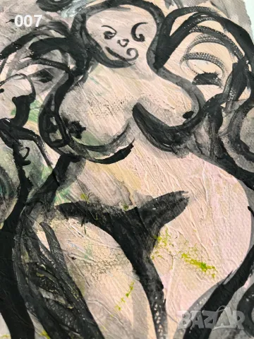 Абстрактна картина, снимка 2 - Картини - 49676231