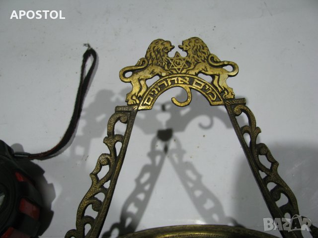 кандило еврейско, снимка 2 - Антикварни и старинни предмети - 40026998