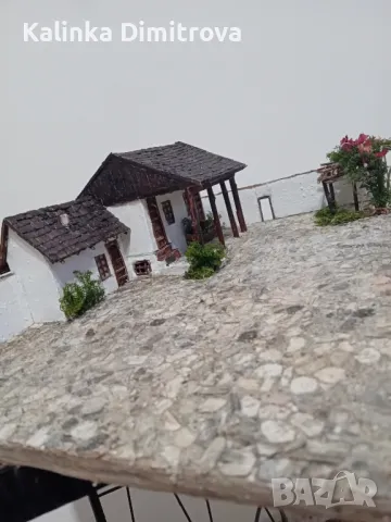 Ръчно изработен макет на къща-музей В.Левски-гр.Карлово., снимка 11 - Декорация за дома - 49817191