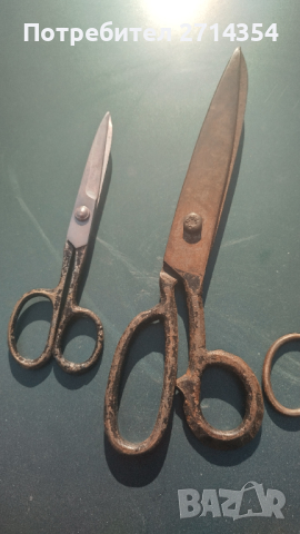 Стари ножици , снимка 2 - Антикварни и старинни предмети - 44632418