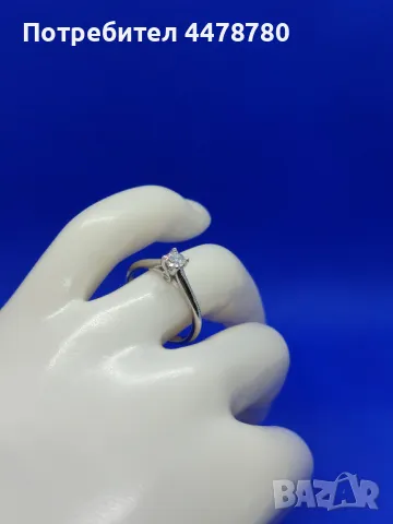 Годежен Пръстен с Диаманти, снимка 4 - Пръстени - 50403808