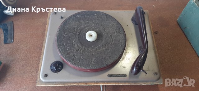 Ретро радиоапарат Респром АБ71Т и стар грамофон, снимка 5 - Антикварни и старинни предмети - 39894822