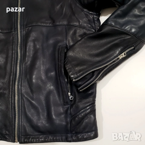 G-STAR Motac-O Biker Оригинално Кожено Мъжко Яке М, снимка 5 - Якета - 51945177