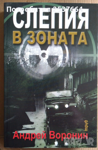 Слепия в зоната   Андрей Воронин, снимка 1 - Художествена литература - 36328560