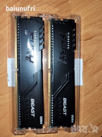 Памет 2x8GB DDR4 3200 Kingston Fury Beast - KF432C16BBK2/16, снимка 1