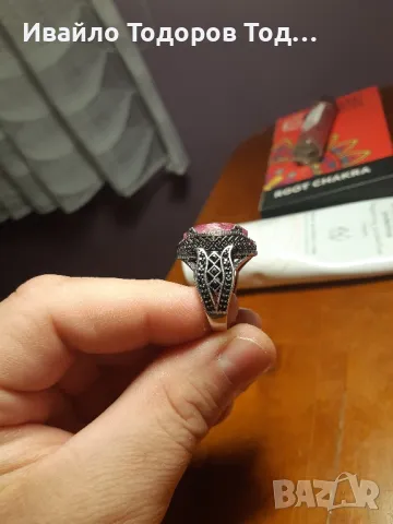 Уникален мъжки бутиков сребърен пръстен , снимка 11 - Пръстени - 47880756