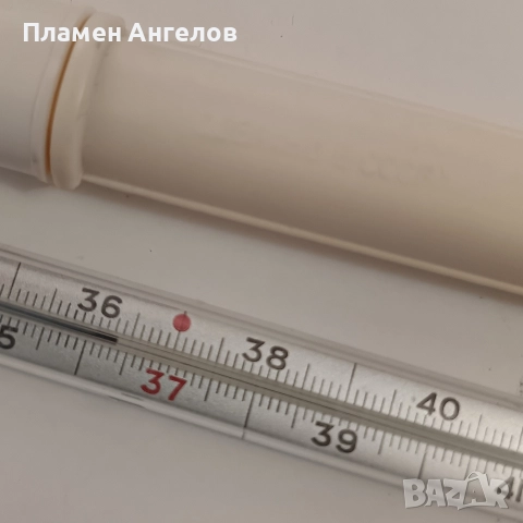 Руски живачен термометър за измерване на телесна температура от соца. , снимка 3 - Уреди за диагностика - 52791835