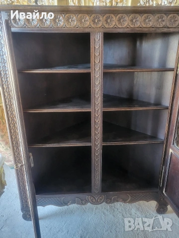 Старинна витрина , снимка 6 - Секции и витрини - 53854474