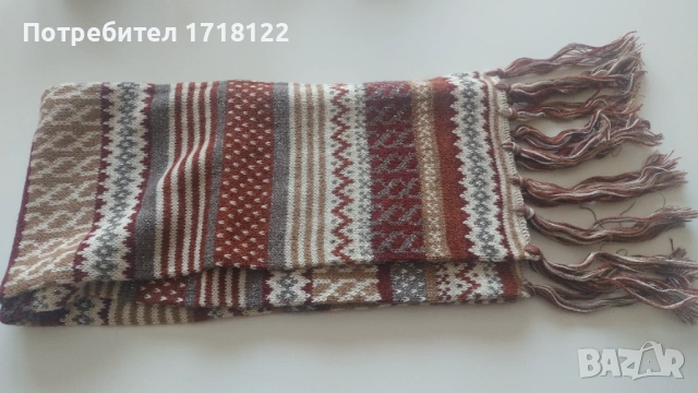 Топъл зимен шал , снимка 2 - Шалове - 53139564
