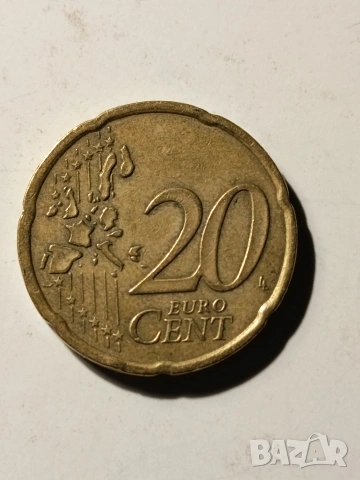20 евро цента от различни години и държави , снимка 9 - Нумизматика и бонистика - 53212261