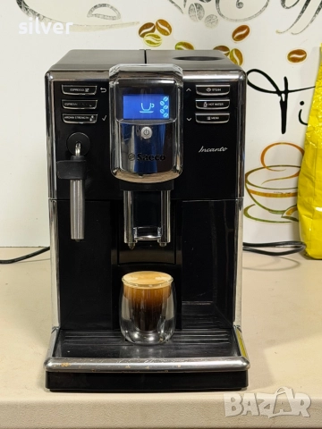 Кафемашина кафе автомат Saeco Incanto с гаранция, снимка 6 - Кафемашини - 52702172