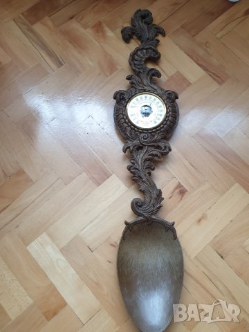 Голям барометър, снимка 7 - Антикварни и старинни предмети - 40958073