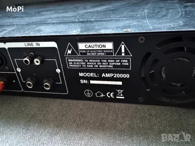 KONIG - усилвател (крайно стъпало) 2х300W, снимка 3 - Ресийвъри, усилватели, смесителни пултове - 48728720