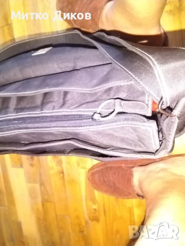 Чанта маркова на Русо промазан плат като нова за лаптоп или друга 38х28х15см, снимка 14 - Чанти - 51107131