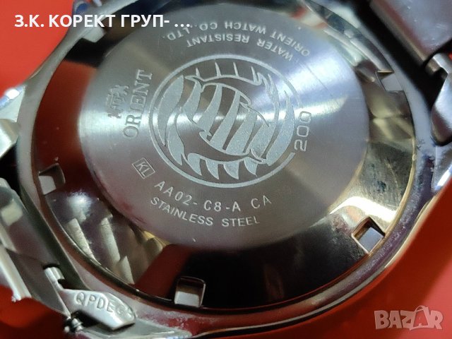 Мъжки часовник Orient Automatic AA02-C8-A, снимка 3 - Мъжки - 40826572