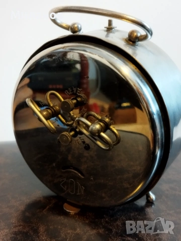 Стар френски будилник, настолен часовник, снимка 7 - Антикварни и старинни предмети - 53254177