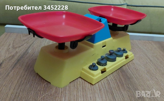 кантар детски ретро играчка за колекционери , снимка 3 - Антикварни и старинни предмети - 52282011