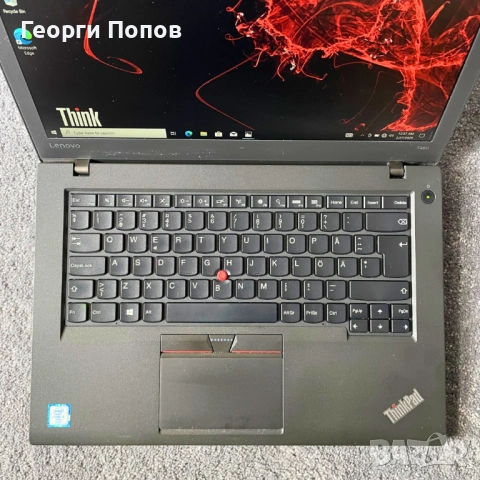 Lenovo ThinkPad T460 - 14''FHD, i5-6300u, 8GB RAM, 256GB NVMe PCIe SSD, снимка 3 - Лаптопи за работа - 53656072
