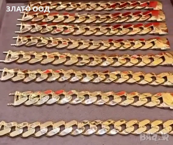 Златни гривни тип Monaco  14К