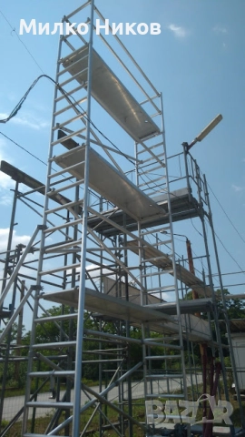 Мобилно алуминиево скеле, снимка 5 - Други машини и части - 52034930