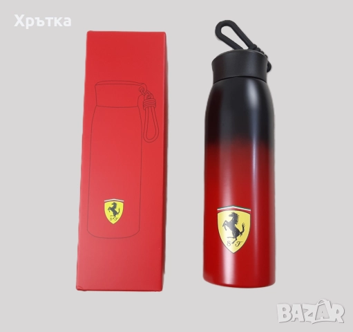 Scuderia Ferrari F1 Water Bottle - Оригинален термос, снимка 3 - Други - 52665693