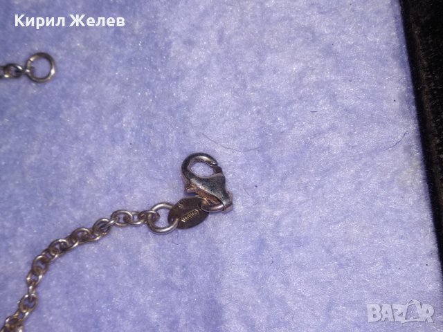 АРТИСТИЧНА ИТАЛИАНСКА СРЕБЪРНА ГРИВНА СРЕБРО 925 със СРЕБЪРНИ ВИСУЛКИ БУТИКОВО БИЖУ 34502, снимка 5 - Гривни - 39379090