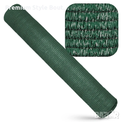 Засенчваща мрежа за ограда 1.5х25м, 60% засенчване, HDPE материал с UV защита, снимка 8 - Други стоки за дома - 53833558