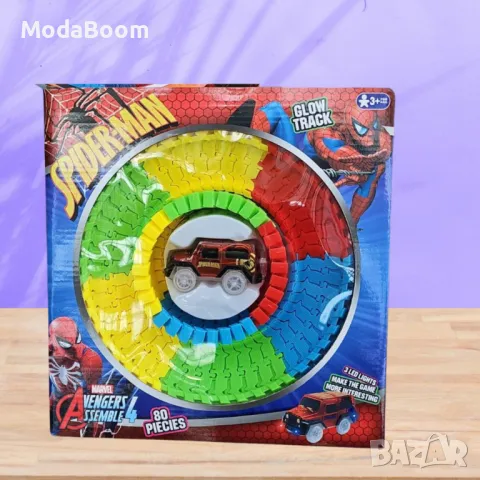 Писта с количка и светлини, снимка 2 - Коли, камиони, мотори, писти - 48947867