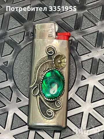 Сребърна Navajo запалка , снимка 1