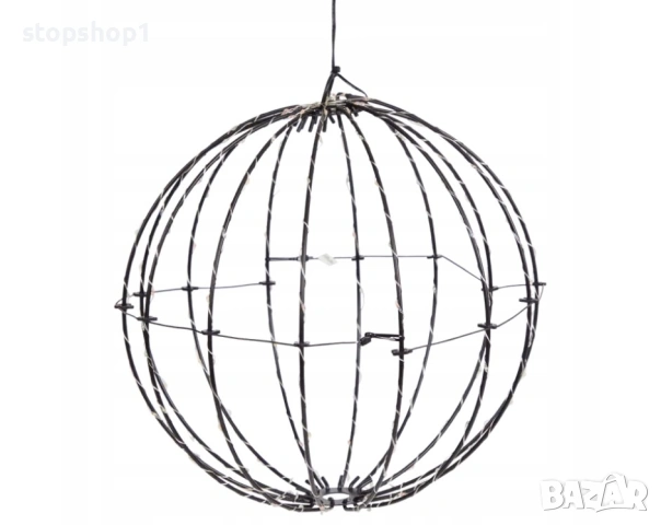 Светеща топка Многоцветна 140 LED Ø 30 см с таймер Цвят За вътрешна употреба За външна употреба, снимка 2 - Лед осветление - 53326872