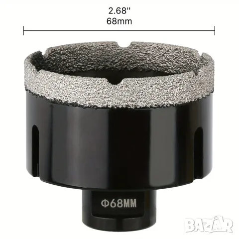 🔩 Диамантено Свредло 68 мм – Изключителна Прецизност и Здравина! 💎
