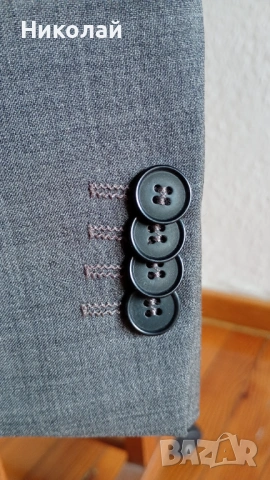 Мъжко сако 100% студена вълна + подарък, снимка 7 - Сака - 53605375