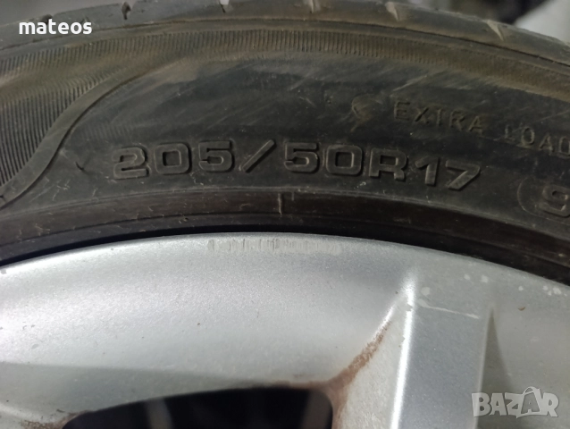 Летни Гуми с джанти 205/ 50 /17 , снимка 4 - Гуми и джанти - 51518073