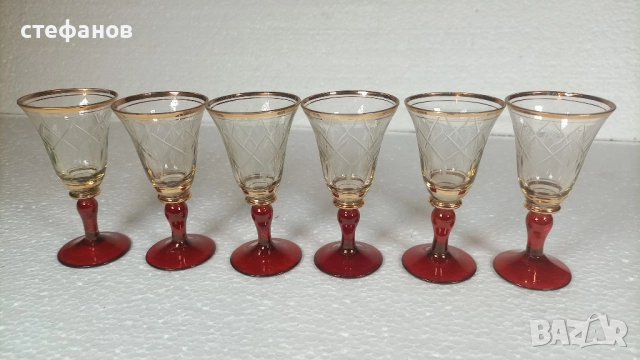 Изключително красиви чашки за ликьор или ракия от едно време, снимка 9 - Антикварни и старинни предмети - 52380764