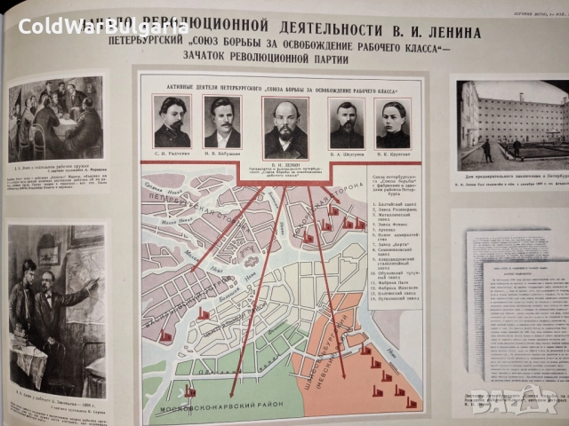 Голям съветски албум за историята на ВКП(б), снимка 15 - Антикварни и старинни предмети - 52466544