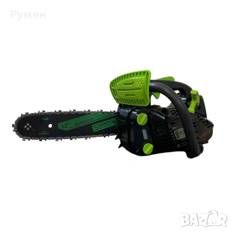 Мини бензинова резачка за кастрене  STAHLMAYER 25.4cc , 30см шина , 2 вериги, снимка 3 - Моторни триони/резачки - 53108028