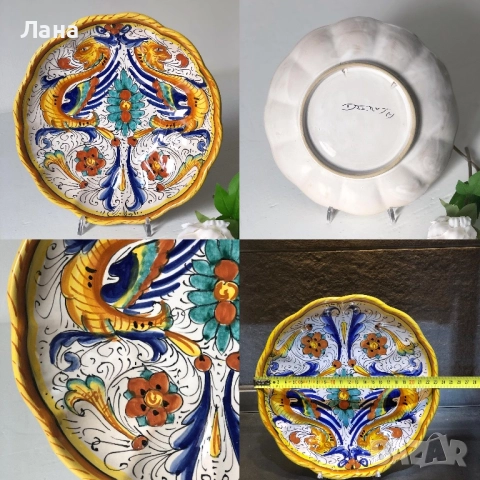 Голяма порцеланова чиния за торта и сервиране и други предмети , снимка 11 - Чинии - 47190254