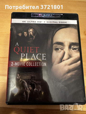 A Quiet Place 2-Movie Collection 4K Blu-ray (4К Блу рей) Dolby Atmos