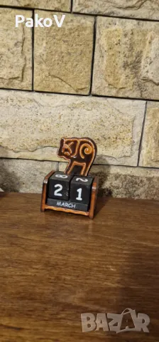 Дървен Календар "Слон"