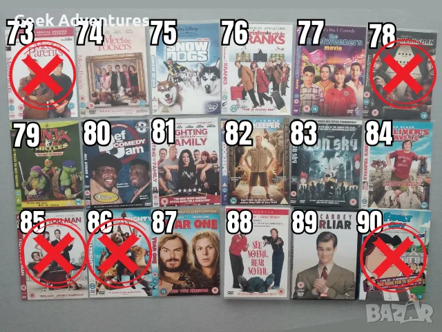 Комедия Филми DVD's - Оригинални Дискове на Английски Език, снимка 6 - Комедии - 47015749