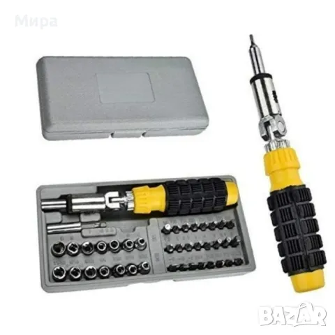 Комплект инструменти AIWA в кутия 41 бр, снимка 2 - Други инструменти - 48351217