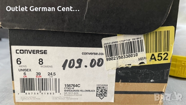 Converse кецове унисекс, снимка 5 - Кецове - 51613023