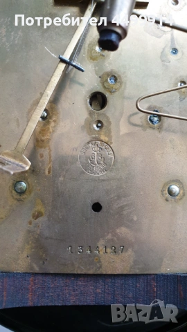 Стенен механичен часовник "Густав Бекер", снимка 5 - Антикварни и старинни предмети - 53098107