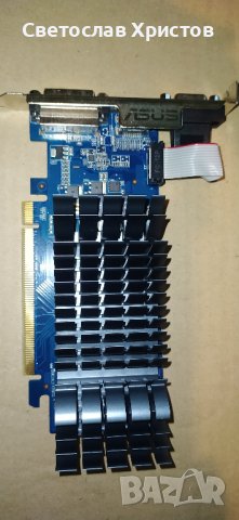 Продавам видео карта nVidia Asus 210-SL-1GD3-BRK - GT210 64bit 1GB DDR3 HDMI DVI VGA LP PCI-E, снимка 3 - Видеокарти - 41019810