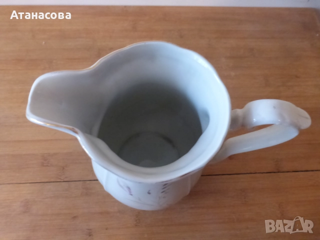 Кана български порцелан Коста Йорданов Видин 1960 г 3, снимка 7 - Аксесоари за кухня - 52511439