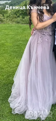 Бална официална рокля С/М, снимка 2 - Сватбени рокли - 48199502