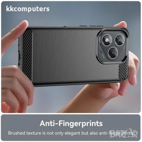 Honor 400 Lite Удароустойчив Carbon Fiber Калъф и Протектор, снимка 6 - Калъфи, кейсове - 50034809
