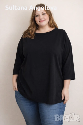 🖤 ДАМСКА БЛУЗА ✔️ Размер: L ✔️ Материя: Мека и много еластична ✔️ Цвят: Черен ✔️ Удобна и подходяща