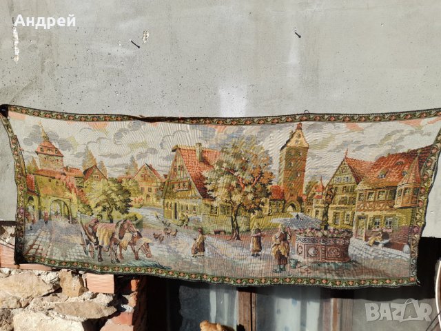 Старинен ковьор,покривка за стена #194, снимка 2 - Антикварни и старинни предмети - 39782564