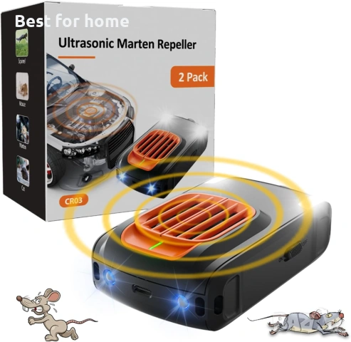 Репелент против белки за кола, захранване 2 в 1